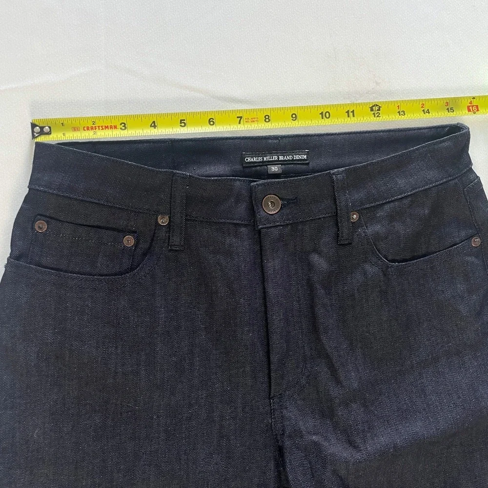 CMB Charles‎ Miller Brand Denim Raw Dark Size 30